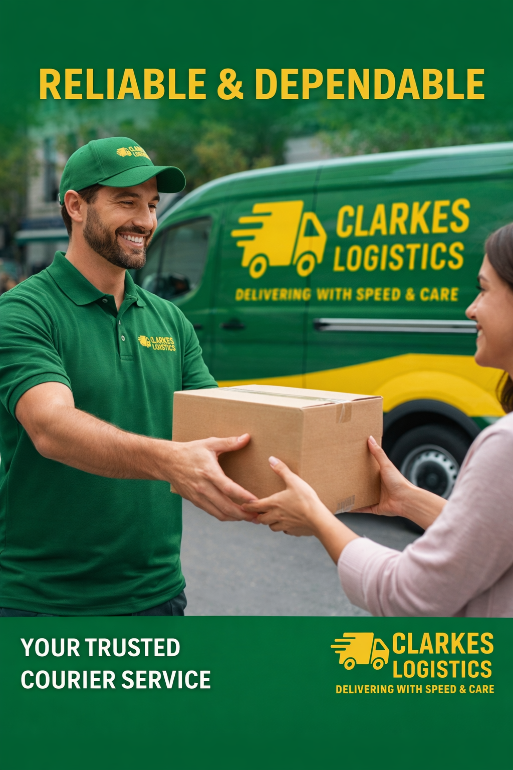 Clarkes Logistics professional delivery handoff